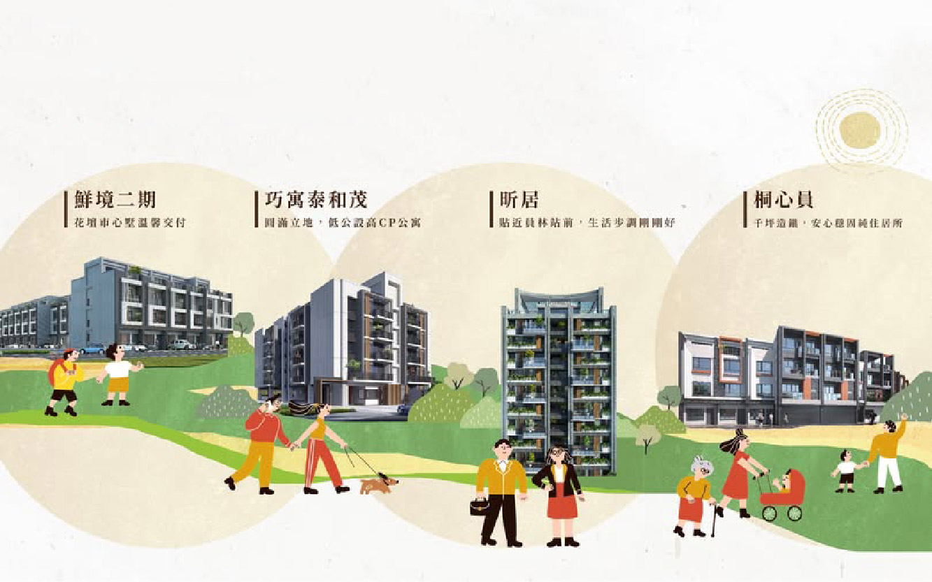 擘劃低公設公寓，青世代輕鬆成家